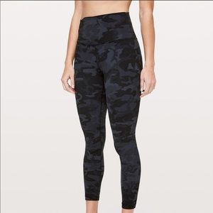 Lululemon Black Camo Align Leggings 25”